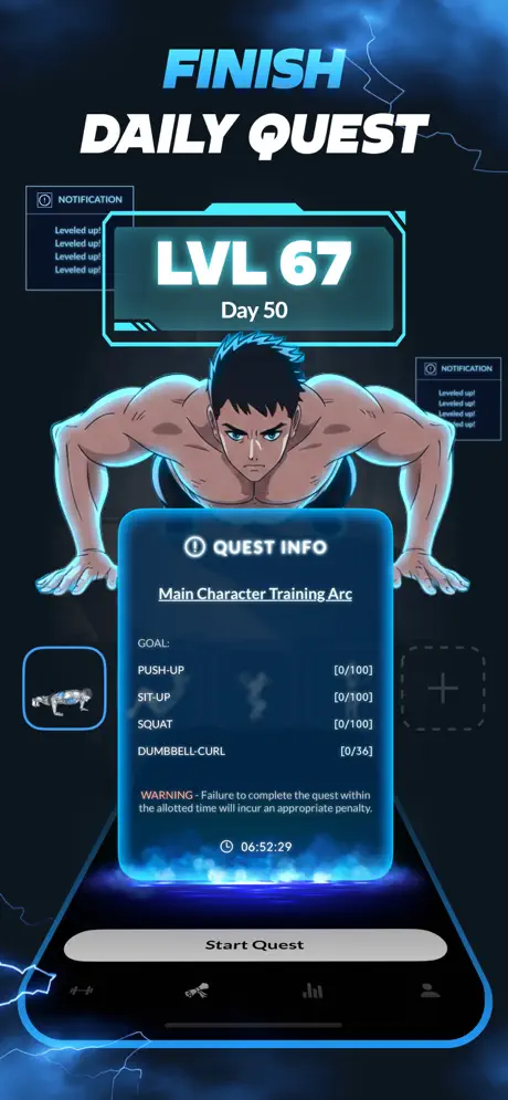Arise: Level Up In Real Life App Store screenshot