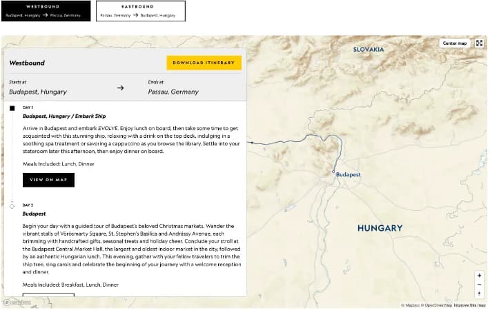 MapBox expedition map