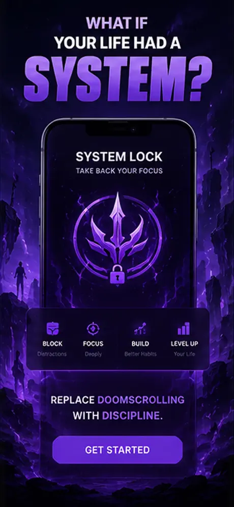 System Lock: Level Up Focus App Store screenshot